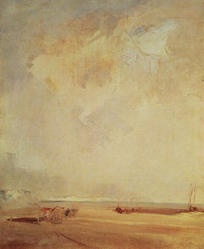 View of the Coast of Normandy by Richard Parkes Bonington